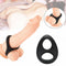 Double Cock Ring Ball Strap Penis Ring Longer Ejaculation Men Sex Toy - Adult Toys 