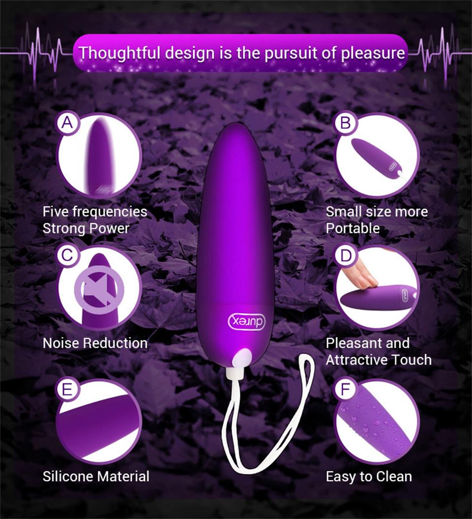 Durex S-VIBE Bullet Wireless Vibration Jump Egg For Women Durex S-VIBE Bullet Wireless Vibration Jump Egg For Women