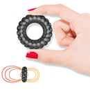 QUYUE 3D Spiral Penis Trainer Delay Ejaculation Tight Cock Ring - Adult Toys 