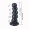 FAAK Big Vegetarian Gelatin Butt Plug Prostate Massager Large Dildo - Adult Toys 