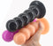 FAAK Big Vegetarian Gelatin Butt Plug Prostate Massager Large Dildo - Adult Toys 