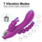 3In1 Massaging AV Wand Rabbit Vibrator With 6 Beads Female Toy - Adult Toys 