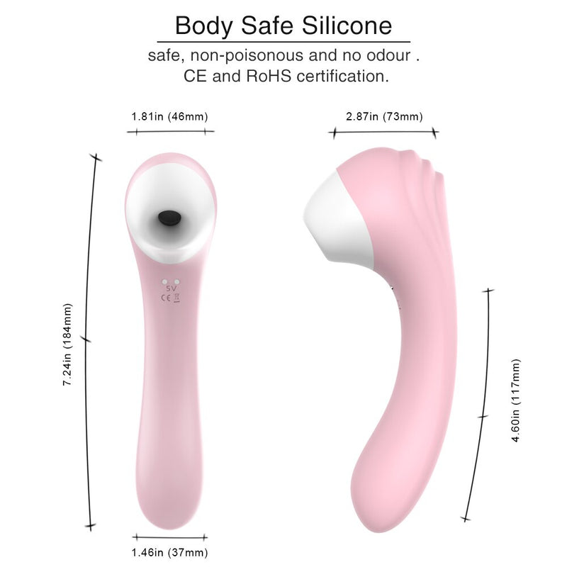 10 Frequency USB Magnetic Charging Vagina Suction Vibrator