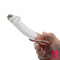 6.61in Glass Penis Dildo With Anal Hook For Women Fucking
