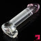 6.1in Real Looking Clear Glass Dildo For Women Men Orgasm