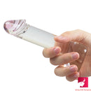 6.1in Real Looking Clear Glass Dildo For Women Men Orgasm