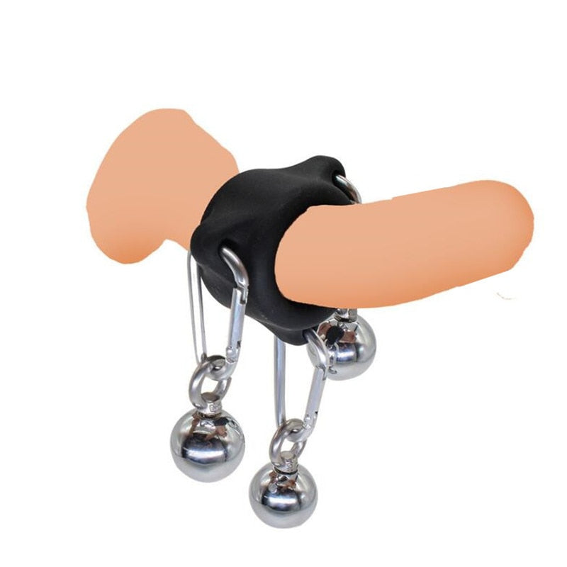 Physical Balls Penis Extender Device With Cock Ring