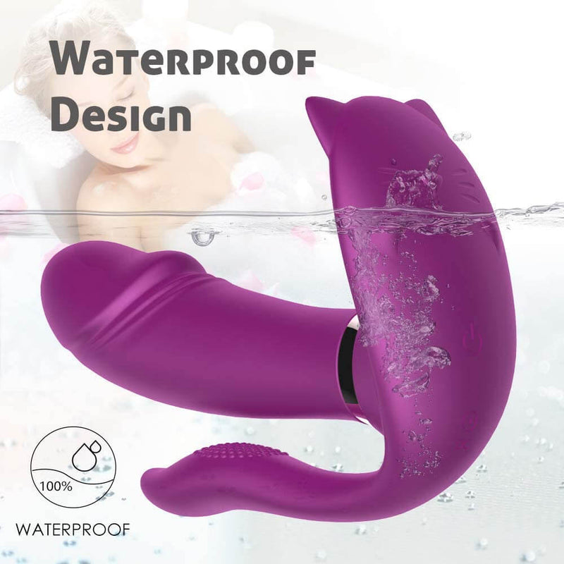 Remote Vibrator Heating Clitoris Dildo For Women - Adult Toys 