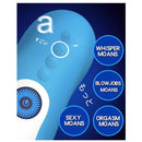 Leten Heating Thrusting Electric Tongue Suck Lick Male Masturbator - Adult Toys 