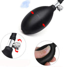 Vibration Inflatable Anal Plug Silicone Backyard Expansion SM Toy - Adult Toys 