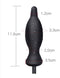 Vibration Inflatable Anal Plug Silicone Backyard Expansion SM Toy - Adult Toys 