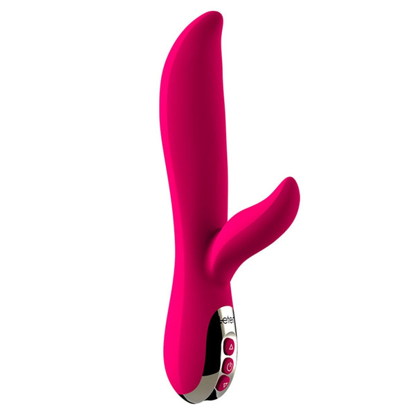 Leten Tongue Licking Wave Automatic Heating Silicone Vibrator