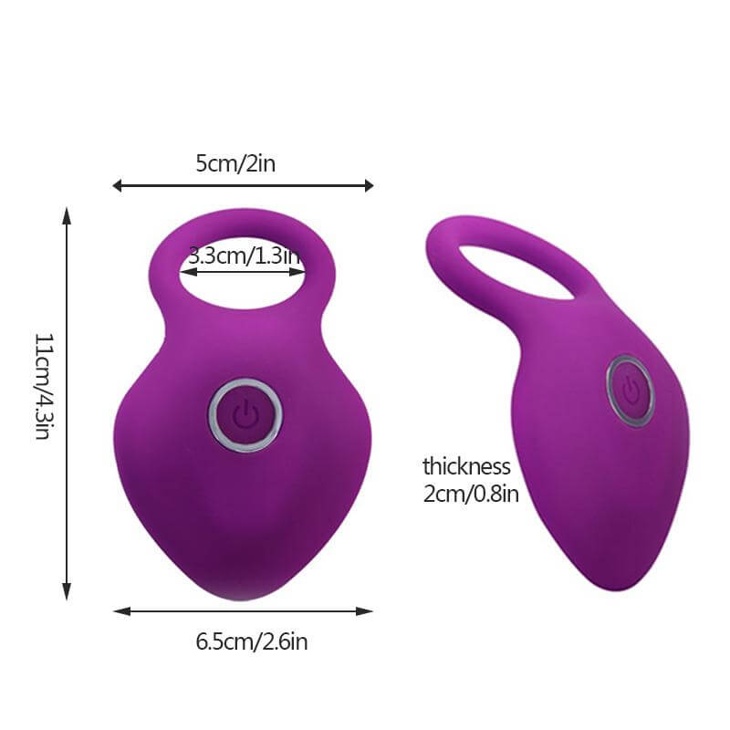 10 Frequency Clit Stimulation Penis Ring Vibrator Sex Toy 10 Frequency Clit Stimulation Penis Ring Vibrator Sex Toy