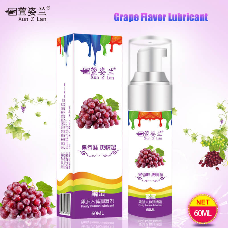 60ml Edible No Swallowing Fruit Flavor Water Based Lubricant