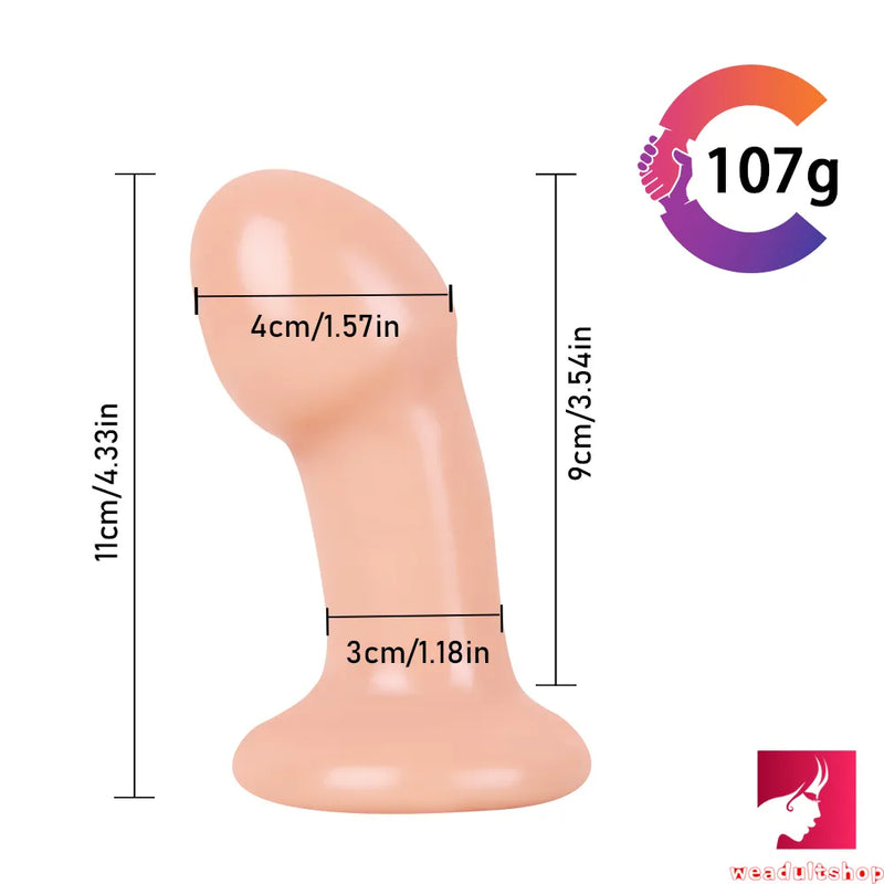 4.33in Realistic Small Dildo Lesbian Fuck Mini Butt Plug Sex Toy