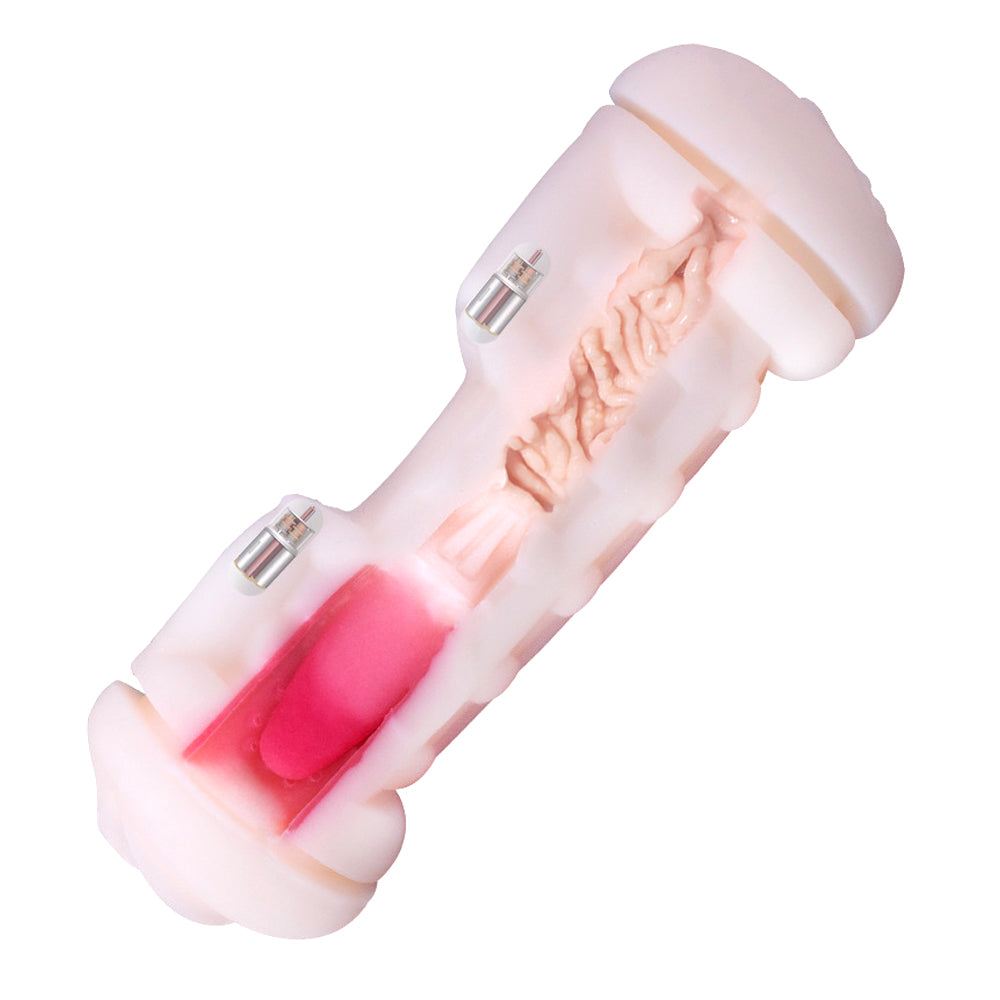 Double Heads Pocket Pussy And Mouth Sex Toy Men Masturbation Cup Double Heads Pocket Pussy And Mouth Sex Toy Men Masturbation Cup