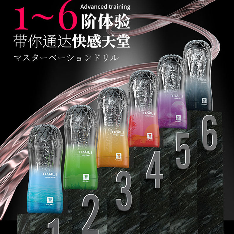 Transparent Endurance Exercise Vacuum Adult Male Masturbator - Adult Toys 