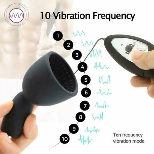 Silicone Massaging Vibrating Stamina Trainer Sex Toy For Men - Adult Toys 
