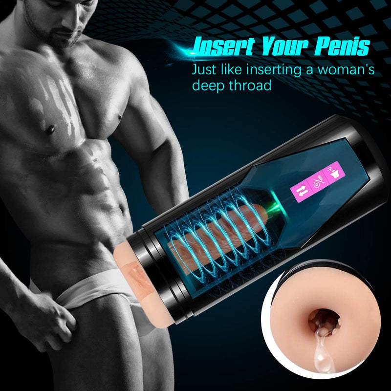 Automatic Stroker Toy Erotic Massage Penis Cock Trainer - Adult Toys 