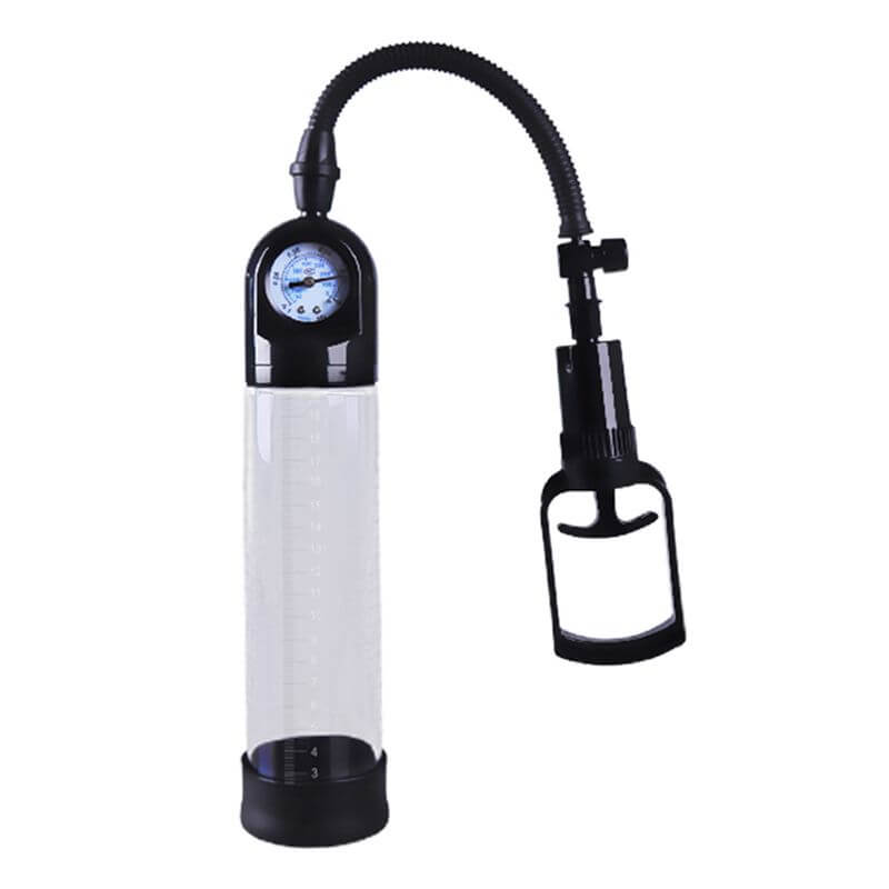 Transparent Cylinder Waterproof Penis Pump With Scale