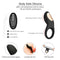 Multiple Vibrating Remote Control Penis Ring Clitoris Stimulator - Adult Toys 