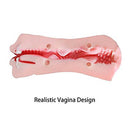 Dual Use Vagina Mouth Masturbator Realistic 3D Deep Throat Sex Toy - Adult Toys 