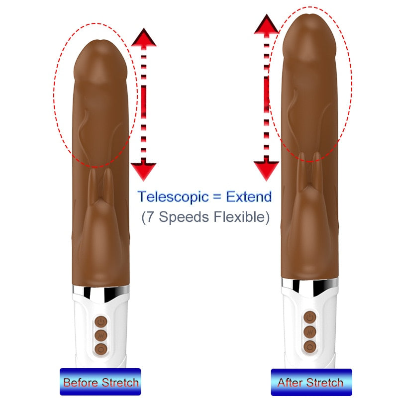 Retractable Dildo Vibration Penis Swing Heating Vibrator Retractable Dildo Vibration Penis Swing Heating Vibrator