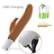 Retractable Dildo Vibration Penis Swing Heating Vibrator