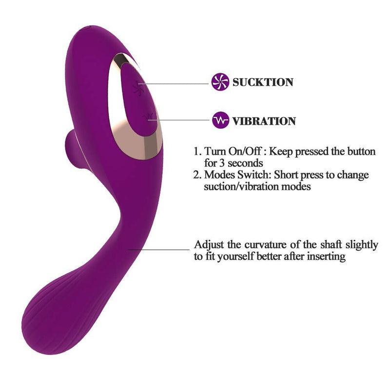 Female Vaginal Sucking Breast Massaging 10 Modes Vibrator