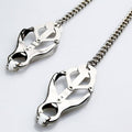 Stainless Steel Clover Nipple Clamp For Breast Stimulation Sex Toy