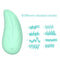 APP Invisible Wearable Wireless Remote Control Leaf Design Vibrator