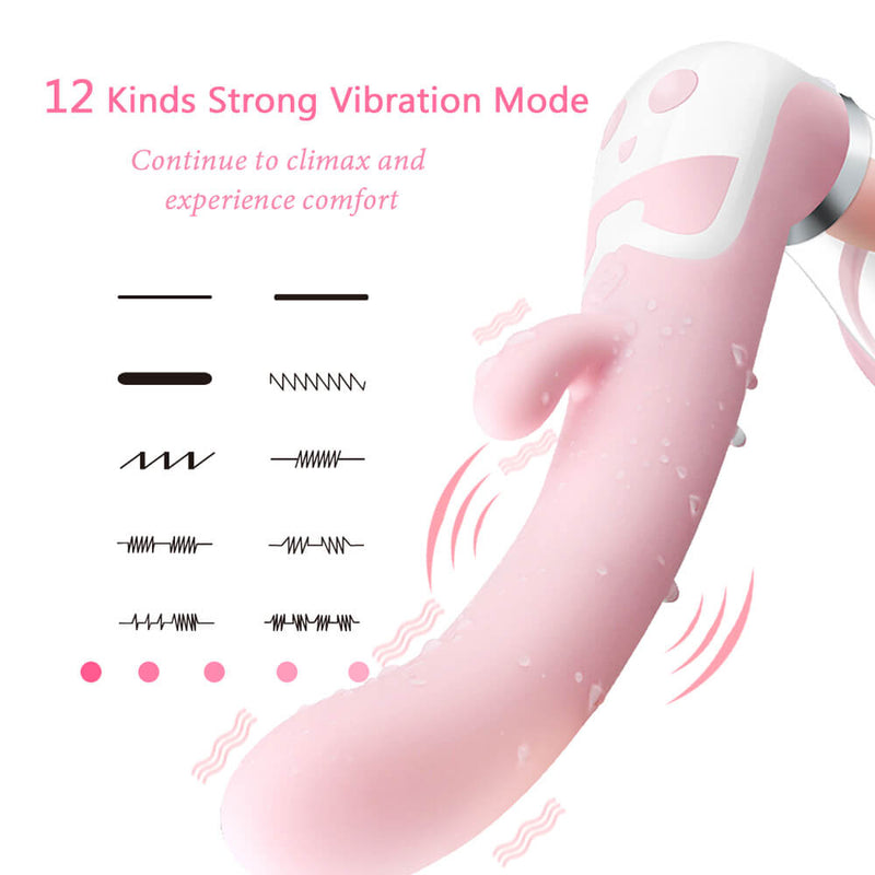OMYSKY Tongue Sucking Licking Heating Oral Vibrator Sex Toy