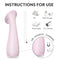 Tongue Licking Vagina Fit Breasts Stimulator Vibrator