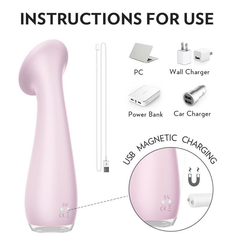 Tongue Licking Vagina Fit Breasts Stimulator Vibrator