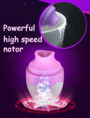 Oral Tongue Sex Vibrator Nipple Sucker Clitoris Massager Breast Enlarger - Adult Toys 