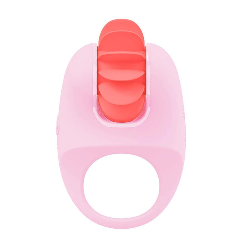 Otouch Penis Ring Electric Tongue Rotation Licking Pussy Massaging Toy - Adult Toys 