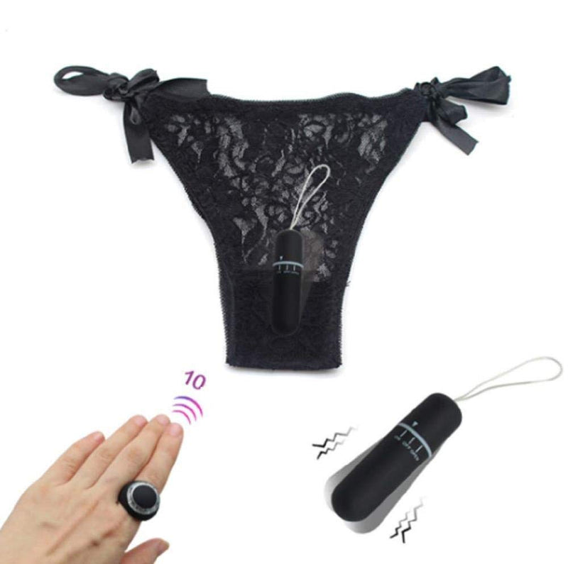 Wireless Jump Egg Lace Wearable Bullet Panty Vibrator - Adult Toys 