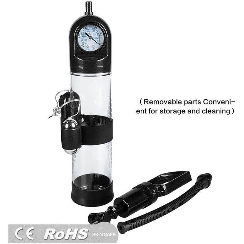 High Quality Transparent Penis Pump With Precise Pressure Gauge