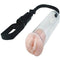 Manual Penis Pump With Realistic Vagina Sleeve For Adult Men