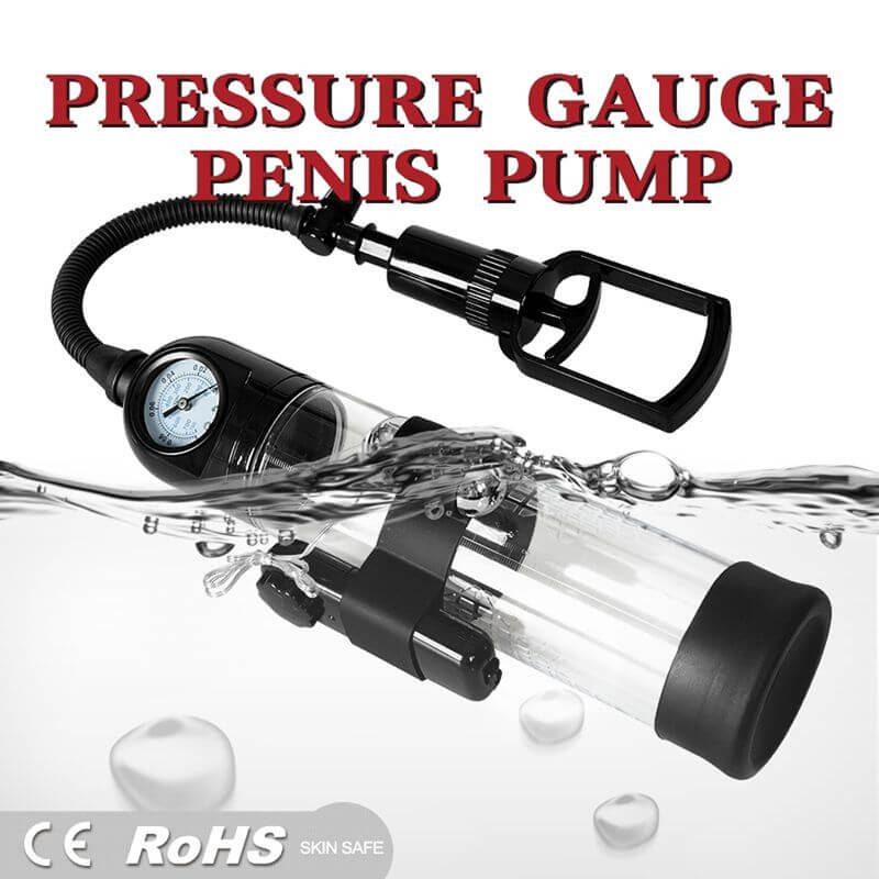 High Quality Transparent Penis Pump With Precise Pressure Gauge