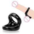 Silicone Cock And Ball Ring Ball Stretcher For Delay Ejaculation