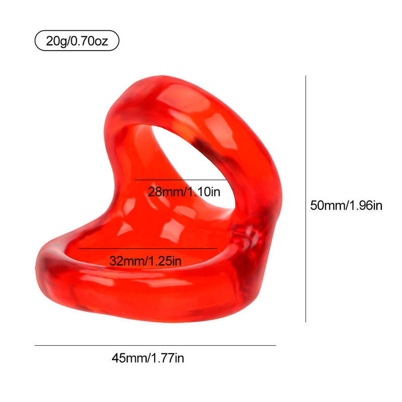 Silicone Cock And Ball Ring Ball Stretcher For Delay Ejaculation