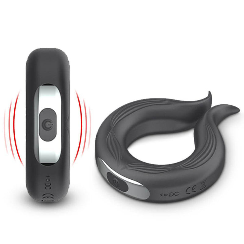 Waterproof Multi-speeds Vibrating Remote Control Cock Ring