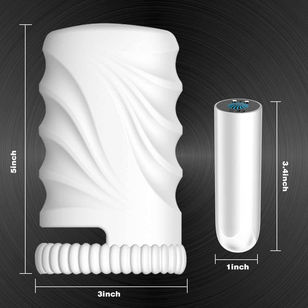 Powerful Bullet 10 Strong Vibrations Penis Stimulator With Cock Ring Powerful Bullet 10 Strong Vibrations Penis Stimulator With Cock Ring