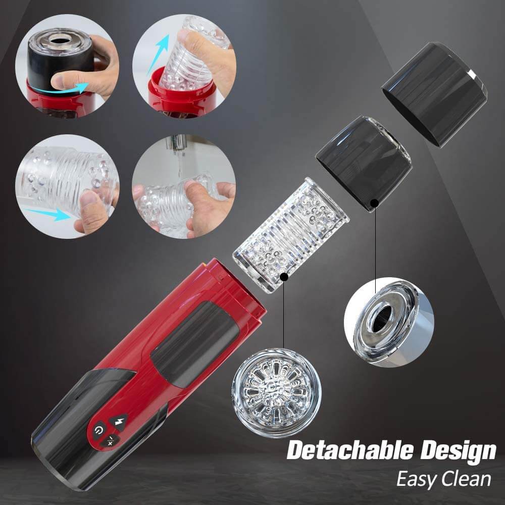 Dark Knight Male Masturbator Thrusting Rotating Blowjob Machine Dark Knight Male Masturbator Thrusting Rotating Blowjob Machine