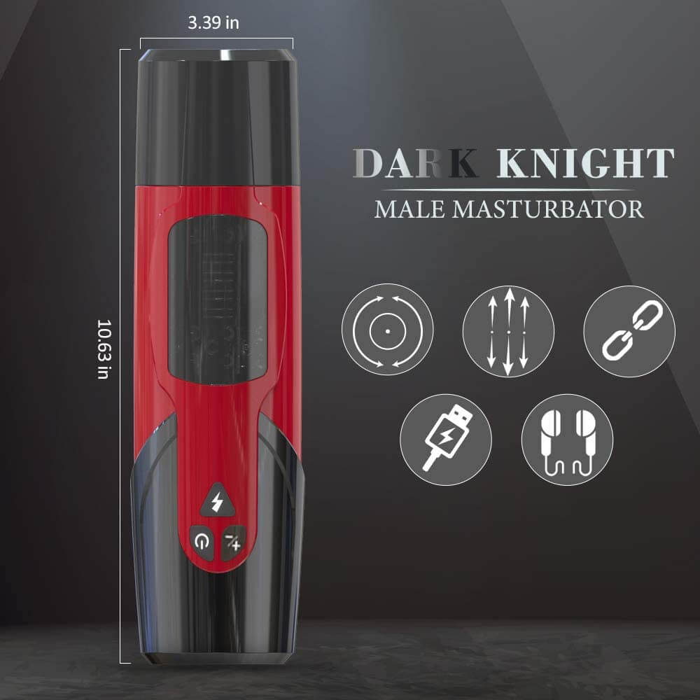 Dark Knight Male Masturbator Thrusting Rotating Blowjob Machine Dark Knight Male Masturbator Thrusting Rotating Blowjob Machine