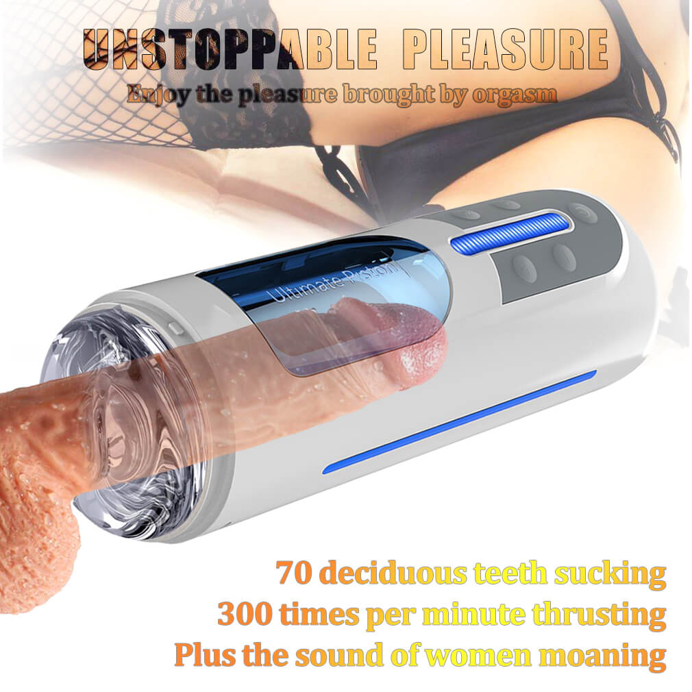 Leten A380 Piston Automatic Telescopic Masturbation Cup - Adult Toys 