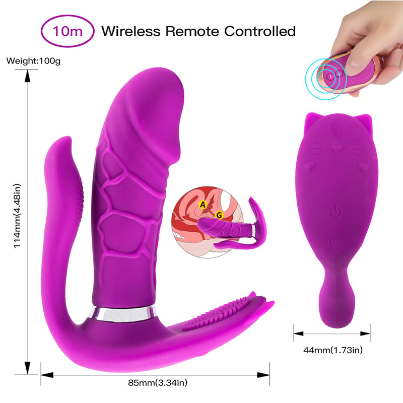 Butterfly Wearable Vibrator G Spot Clitoris Stimulator Massager - Adult Toys 