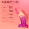 7.87in Ombre Monster Penis Animal Dildo For Women Fucking