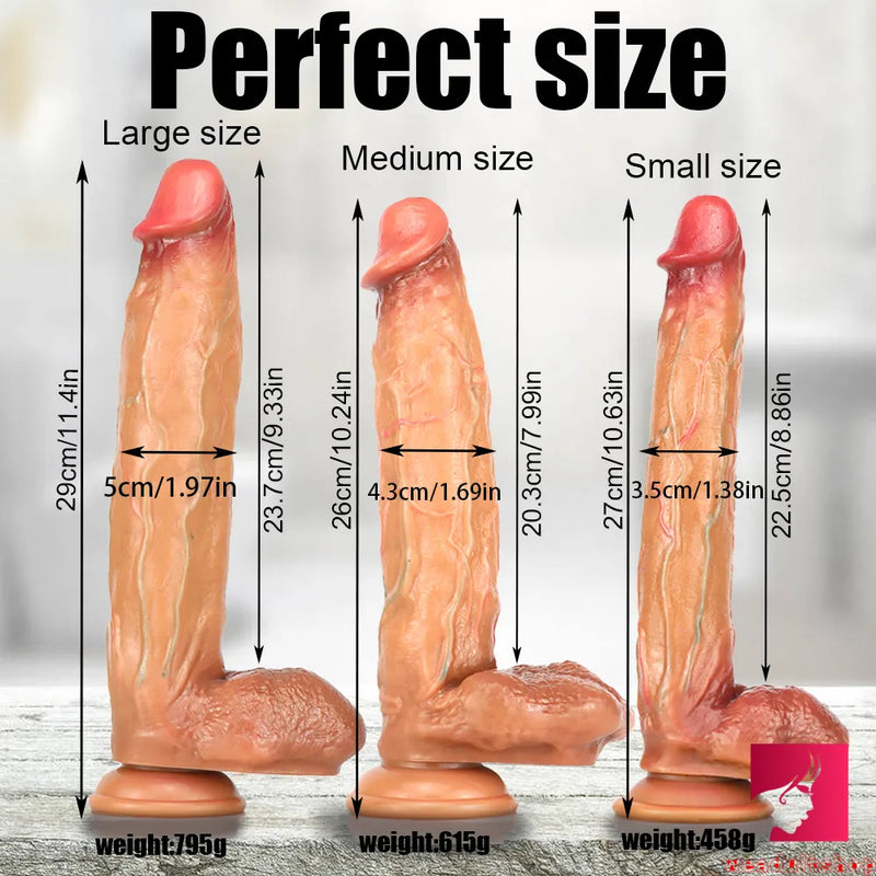 10.24in 10.63in 11.4in XML Super Long Huge Realistic Dildo
